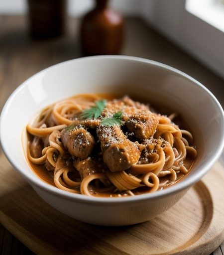 Vermicelli in Vodka Sauce recipe image