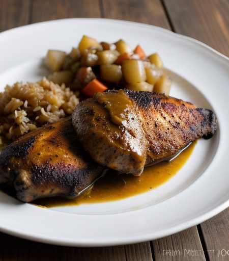 Vernon's Jerk Style Jamaican Chicken recipe image