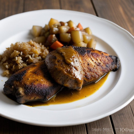 Vernon's Jerk Style Jamaican Chicken recipe image