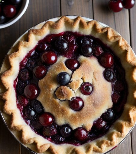 Very Berry Cherry Cobbler recipe image