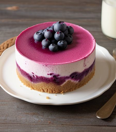 Very Blueberry Cheesecake recipe image