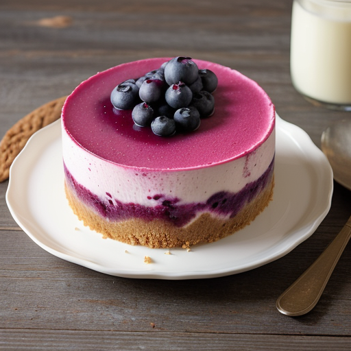 Very Blueberry Cheesecake recipe image