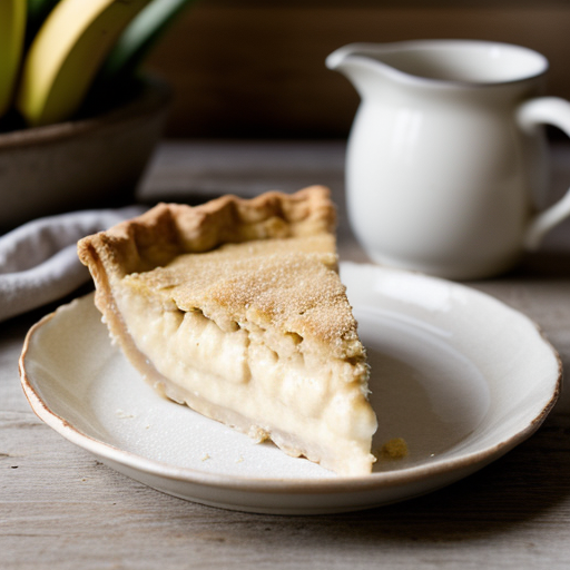 Very Easy Banana Pie recipe image