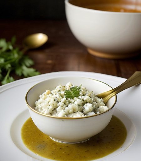 Vidalia Onion Risotto With Feta Cheese recipe image