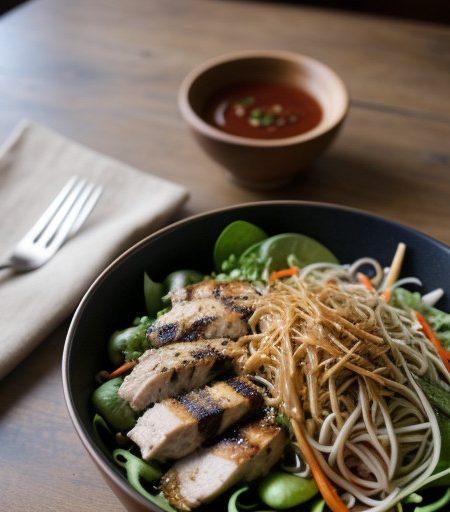 Vietnamese Grilled Chicken Salad - Martha Ste recipe image