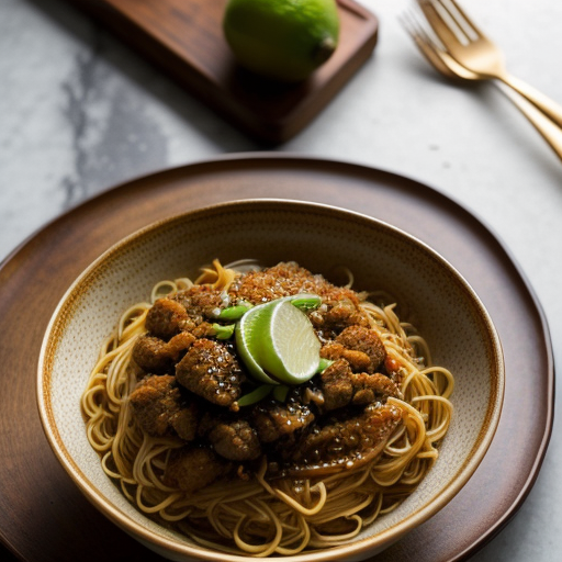 Vietnamese Pork "Spaghetti Sauce" Over Rice recipe image