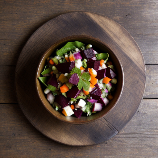 Vinegret (Russian Cooked Vegetable Salad recipe image