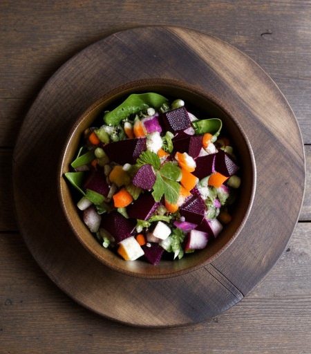 Vinegret (Russian Cooked Vegetable Salad recipe image