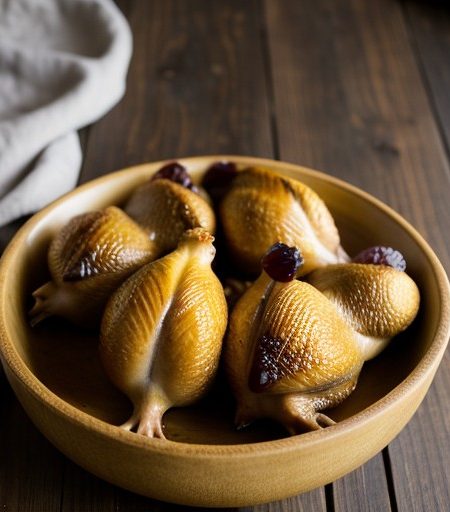 Vip Cornish Hens With Plum Sauce recipe image