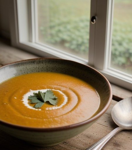 WINTER SQUASH SOUP - House Beautiful recipe image