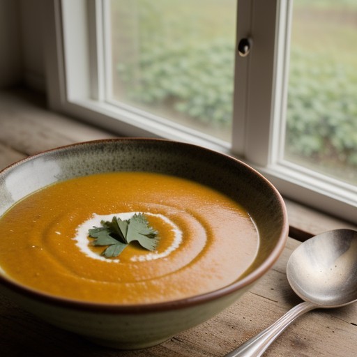 WINTER SQUASH SOUP - House Beautiful recipe image