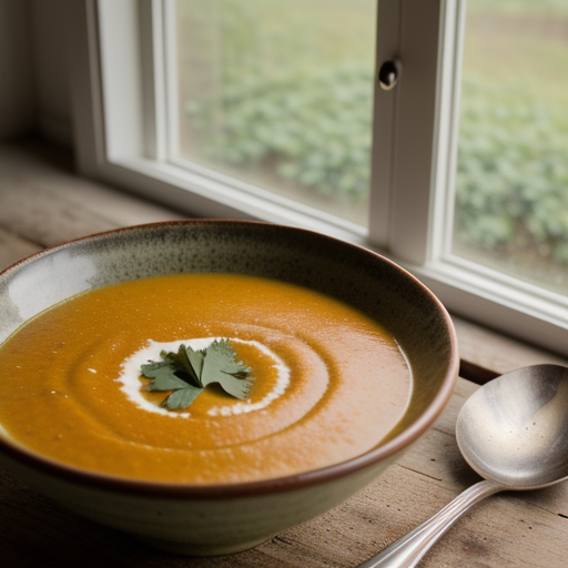 WINTER SQUASH SOUP - House Beautiful recipe image