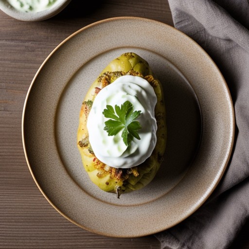 WW Broccoli Stuffed Potato (4 PTS recipe image