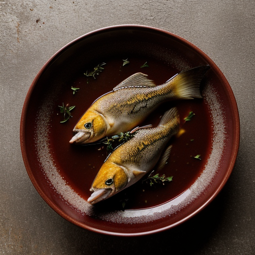 Walleyes in Red Wine Sauce recipe image