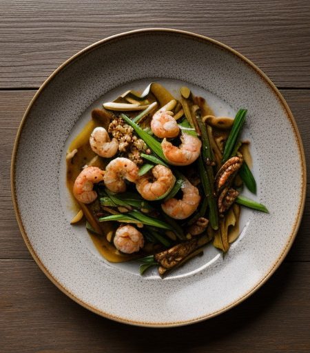 Walnut Chicken/Shrimp Stir-Fry recipe image