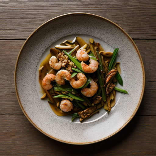 Walnut Chicken/Shrimp Stir-Fry recipe image