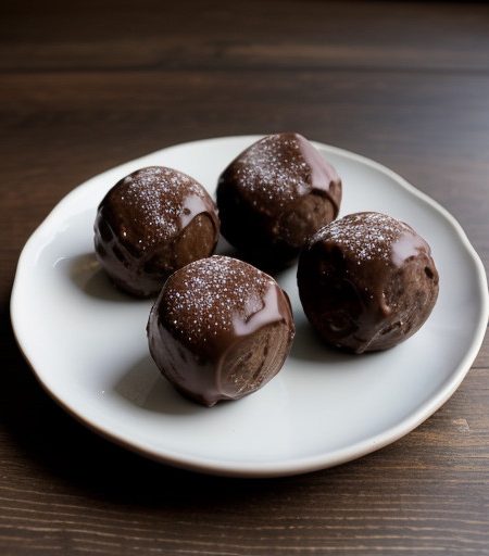 Walnut Chocolate Rum Balls recipe image