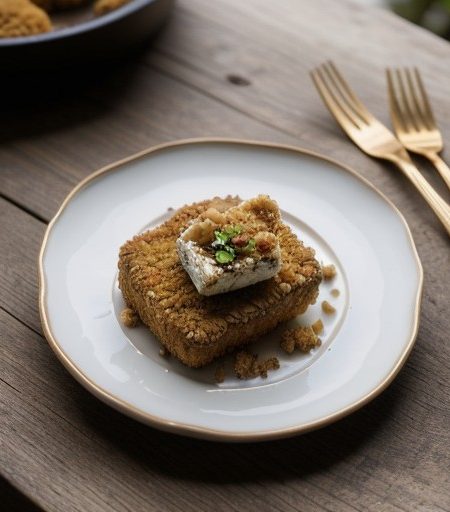 Walnut Crusted Goat's Cheese recipe image