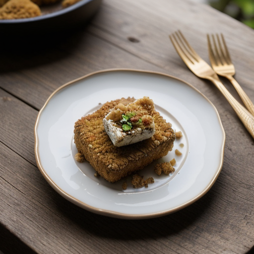 Walnut Crusted Goat's Cheese recipe image