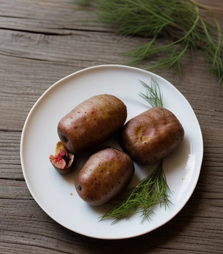 Walnut Stuffed Baby Red Potatoes recipe image