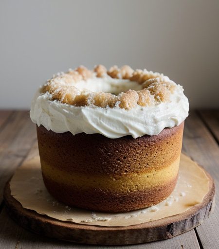 Walnuts & Cream Pound Cake recipe image