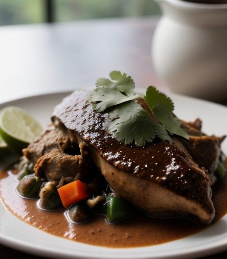 Wanda's Chicken en Mole Poblano recipe image