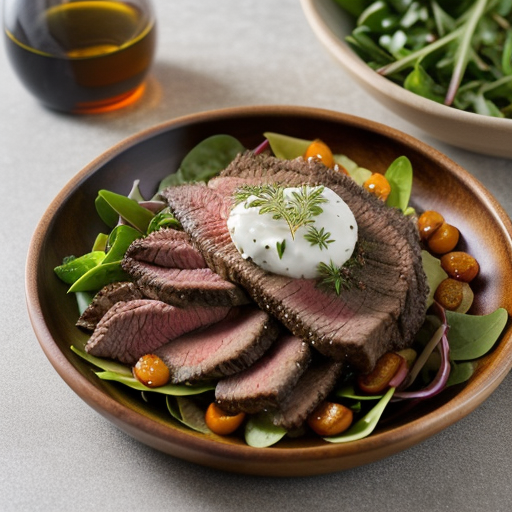 Warm Beef & Herb Salad recipe image
