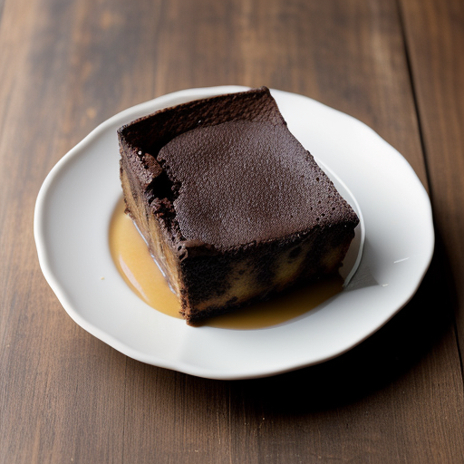 Warm Center Chocolate, Chocolate Bread Pudding recipe image