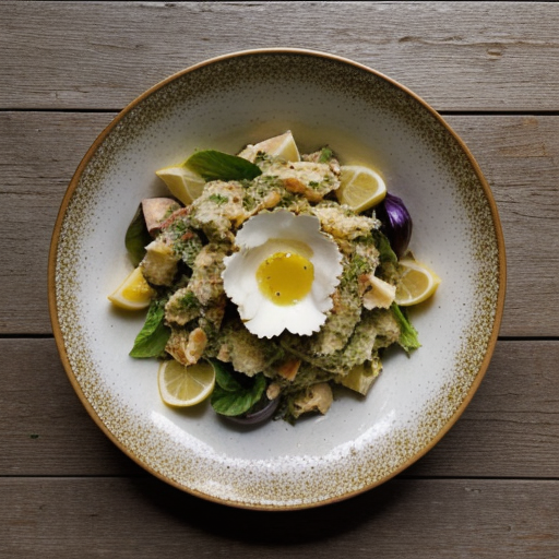 Warm Crab Caesar Salad recipe image