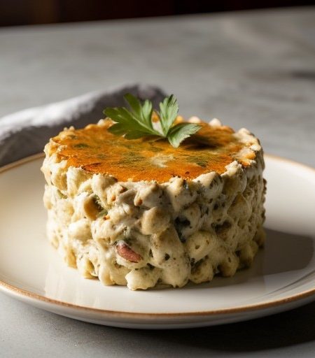 Warm Crab Meat Timbale recipe image