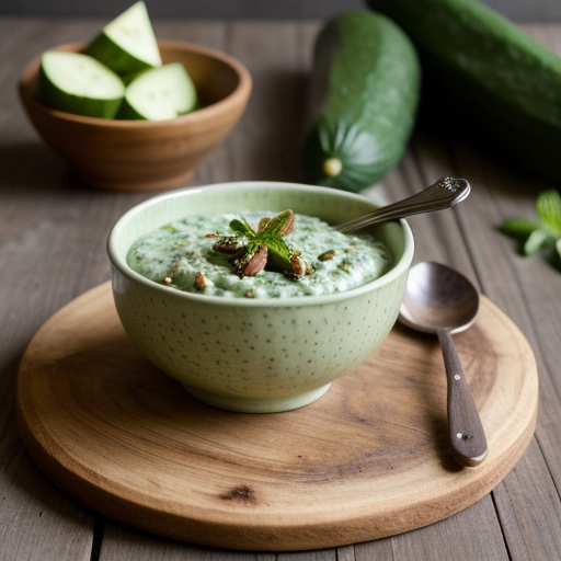Warm Cucumber/Red Onion Relish With Mint recipe image