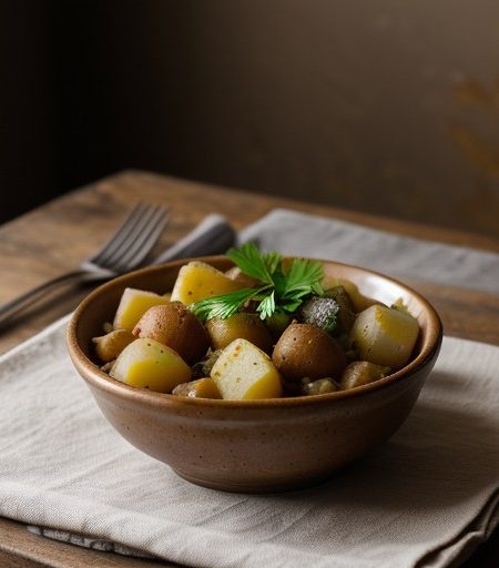 Warm German Potato Salad recipe image