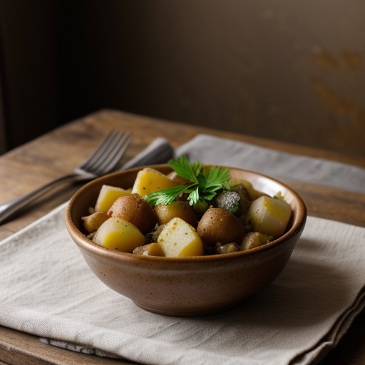 Warm German Potato Salad recipe image