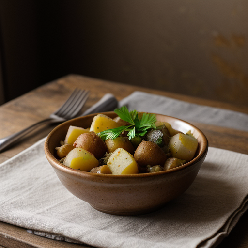 Warm German Potato Salad recipe image