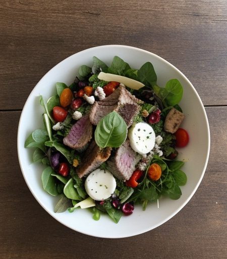 Warm Lamb Salad With Mixed Greens recipe image