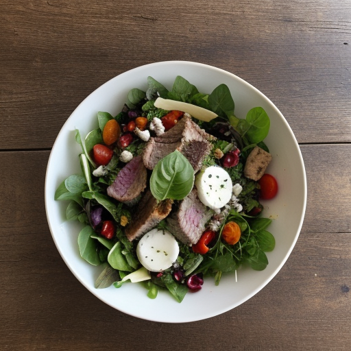 Warm Lamb Salad With Mixed Greens recipe image