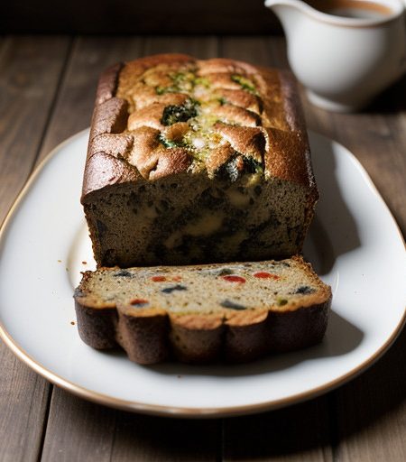 Warm Mushroom & Roasted Pepper Loaf recipe image
