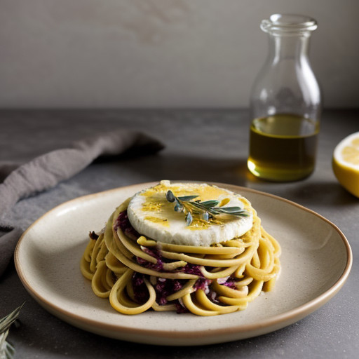 Warm Radicchio Cheese Puddles recipe image
