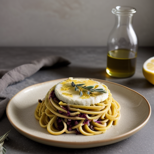 Warm Radicchio Cheese Puddles recipe image