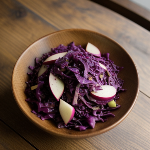 Warm Red Cabbage Salad recipe image