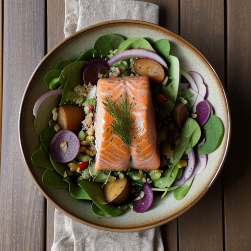 Warm Salmon Salad recipe image
