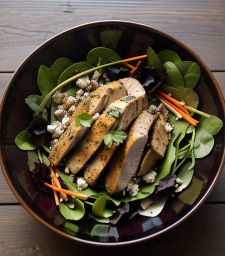 Warm Spiced Chicken Salad With Balsamic Dress recipe image