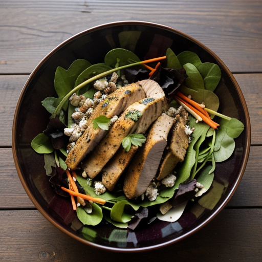 Warm Spiced Chicken Salad With Balsamic Dress recipe image