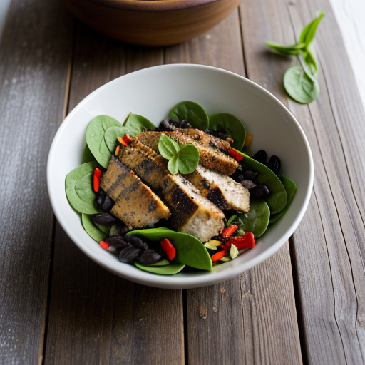 Warm Spinach-Chicken Salad recipe image