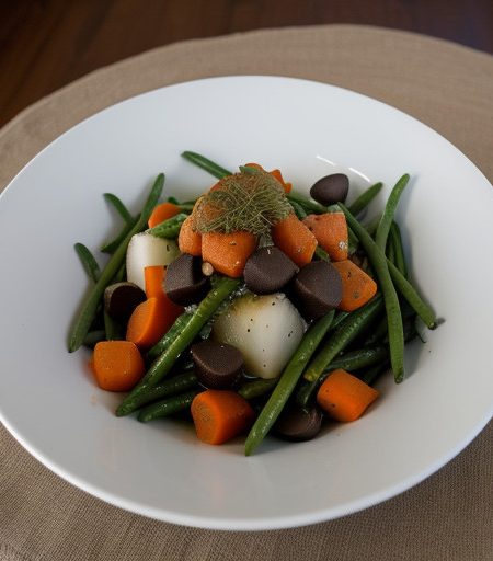Warm Vegetable Salad With Truffles recipe image