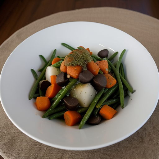 Warm Vegetable Salad With Truffles recipe image