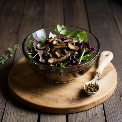 Warm Wild Mushroom Salad *Jb recipe image