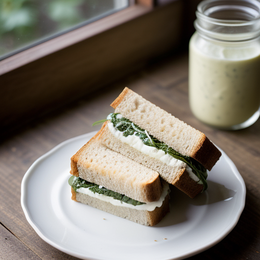 Watercress Finger Sandwiches recipe image