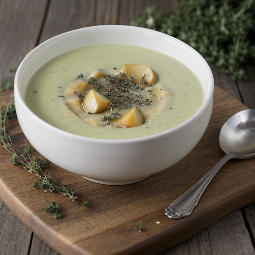 Watercress Potato Soup (Hot or Cold recipe image