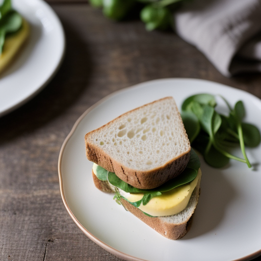 Watercress Sandwiches With Chili-Lemon Butter recipe image